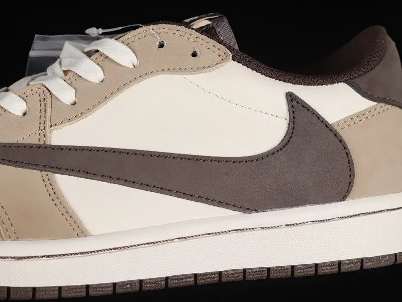 All Categories Air Jordan Jordan Series Basketball Shoes Air Jordan 1 Low Travis Scott x Air Jordan 1 Low OG AJ1 Joe 1 Reversed Overhook Joint Style Casual Sports Basketball Shoes DM7866-886